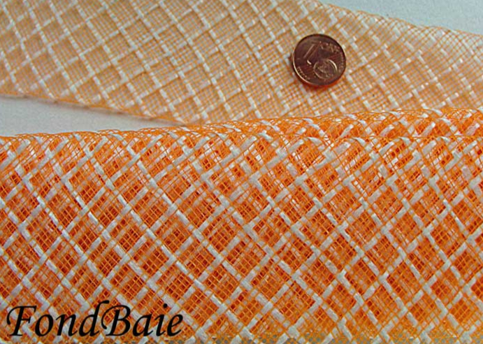 resille ruban 4cm orange