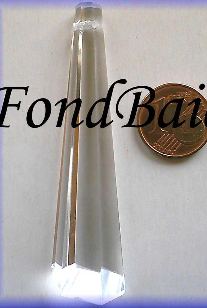 pendentif prisme transparent