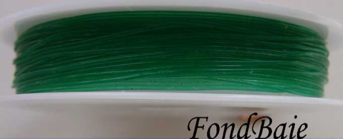 fil stretch vert fonce 08mm