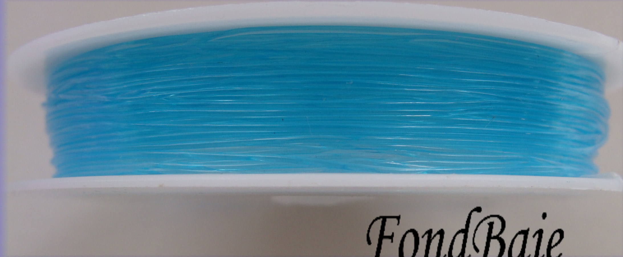 fil stretch elastique 08mm bleu