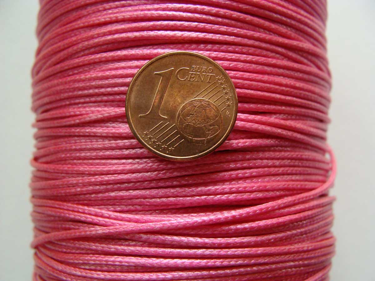 bobine fil coton nylon 1mm violet fuchsia