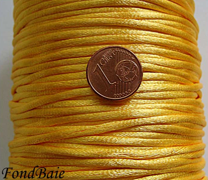queue de rat 2mm bobine orange clair