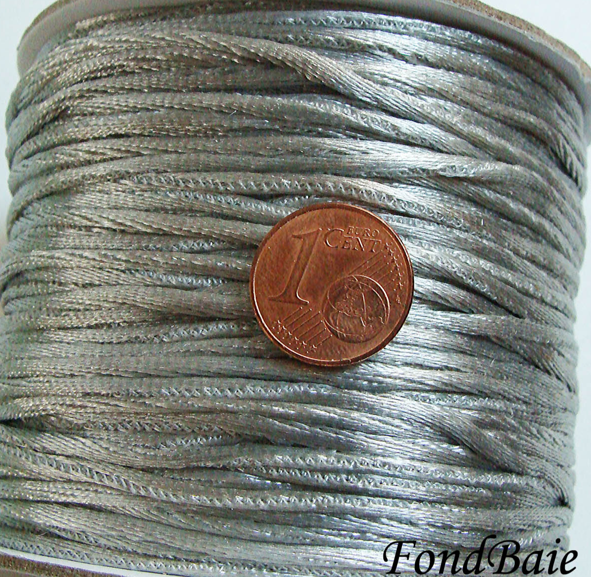 queue de rat 1.5mm cordon gris