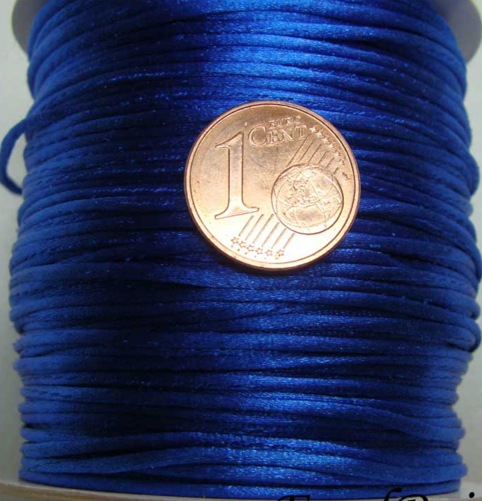 queue de souris 1mm cordon bleu fonce