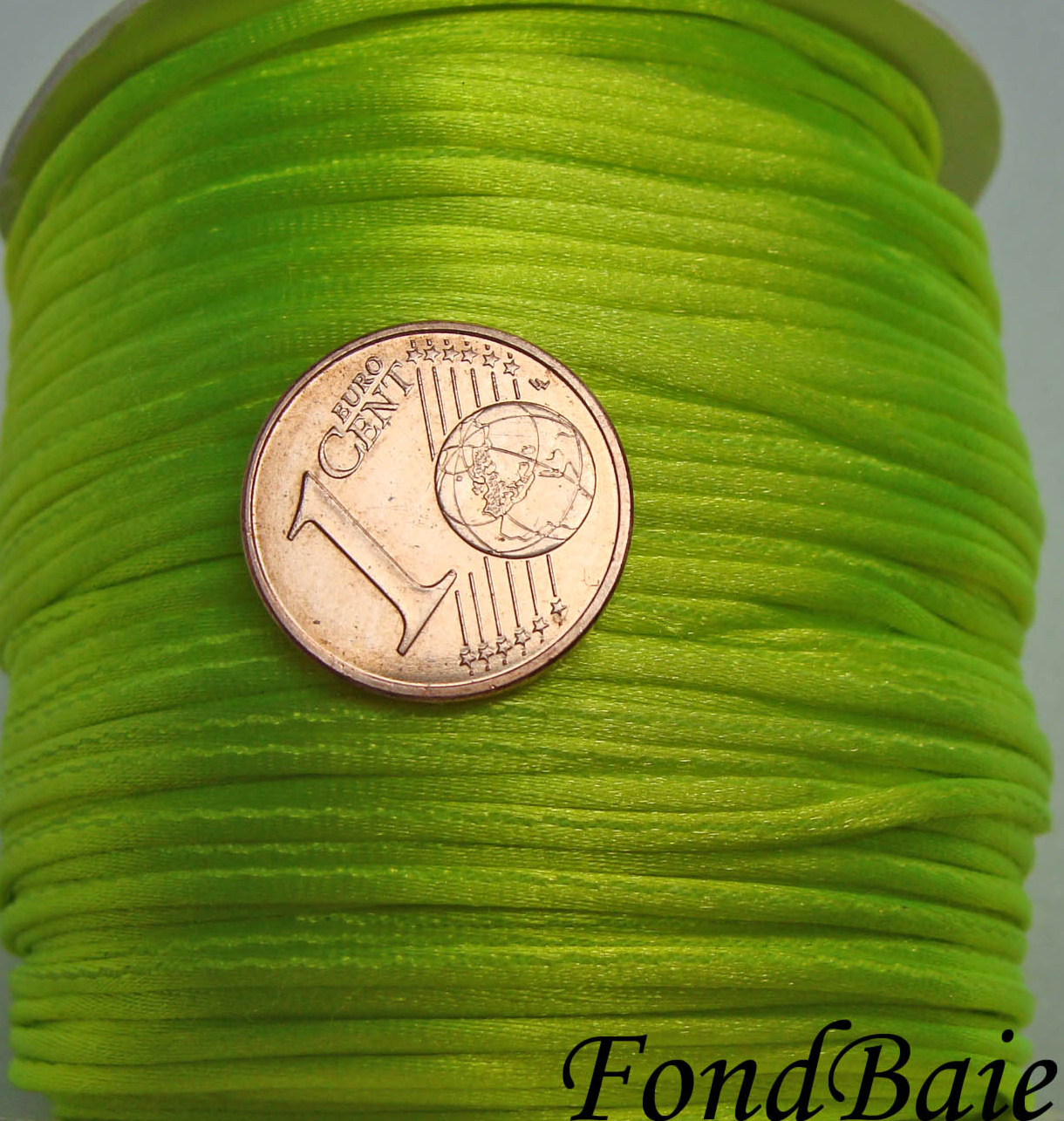 queue de souris 1mm cordon jaune vert fluo