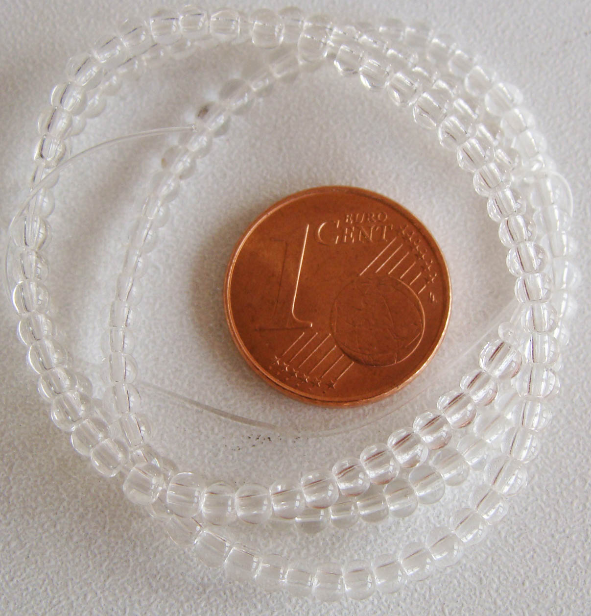 perle verre simple 2.7mm transparent