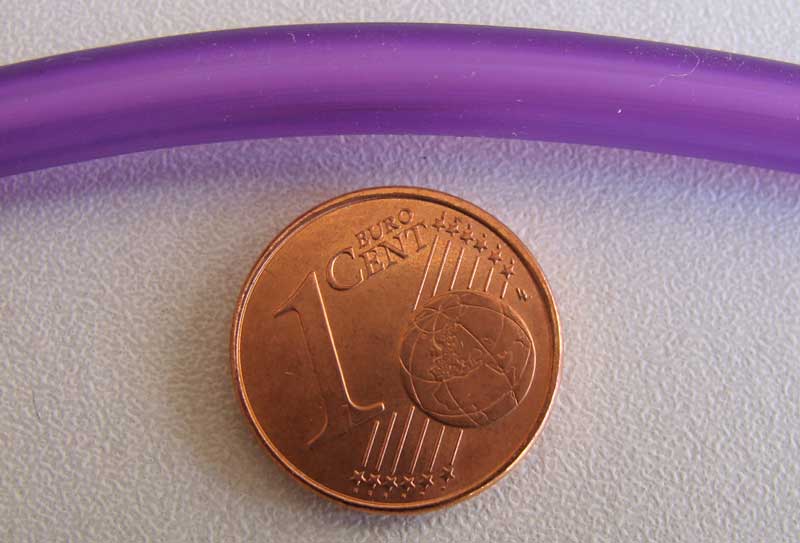 cordon vreux 5mm creux violet