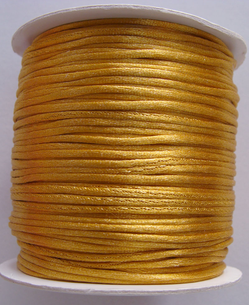 queue de souris 1mm jaune dore cordon