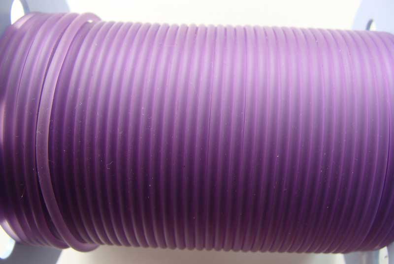 fil caoutchouc 2mm violet