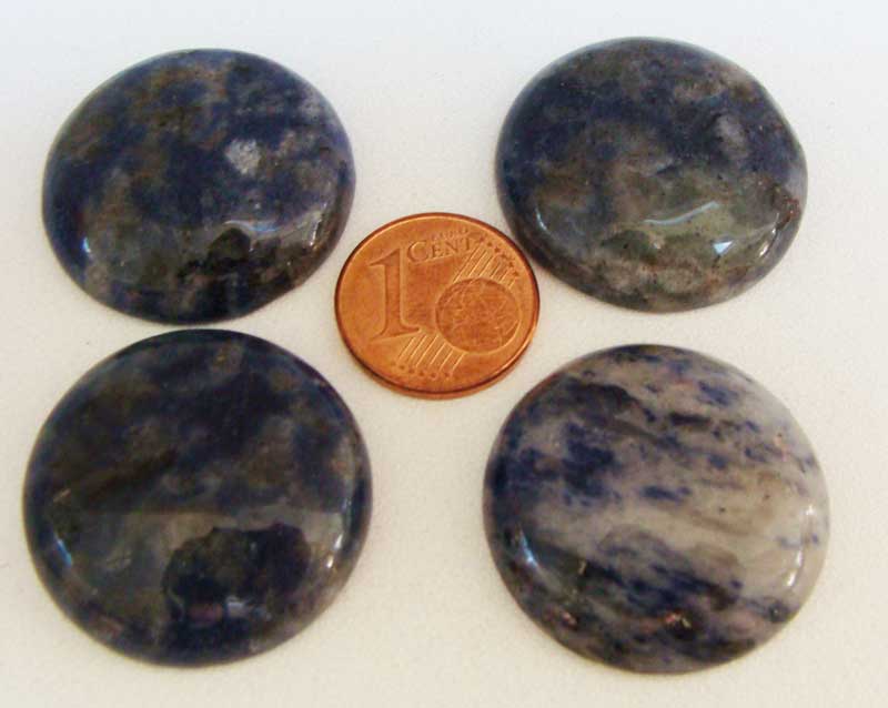 cabochon pierre bleu cab52