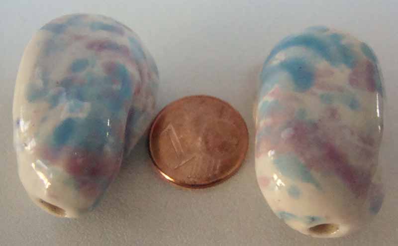 perle porcelaine bleu rose por-91