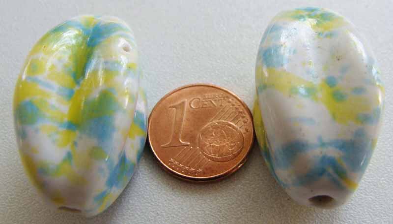 perle porcelaine olive por-106