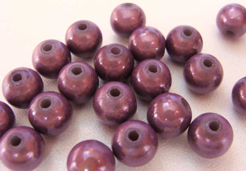 perles miracle 8mm violet