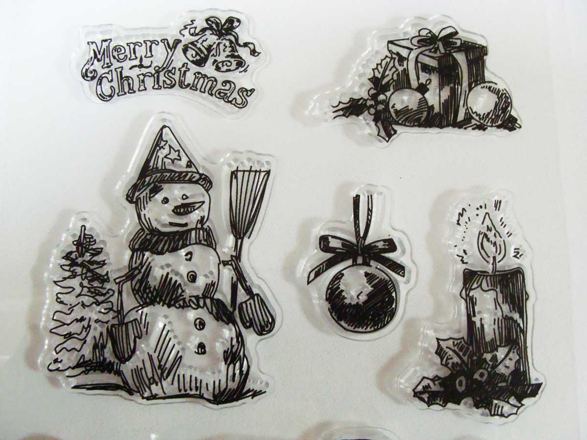 tampon silicone noel mod4 clear stamp p3