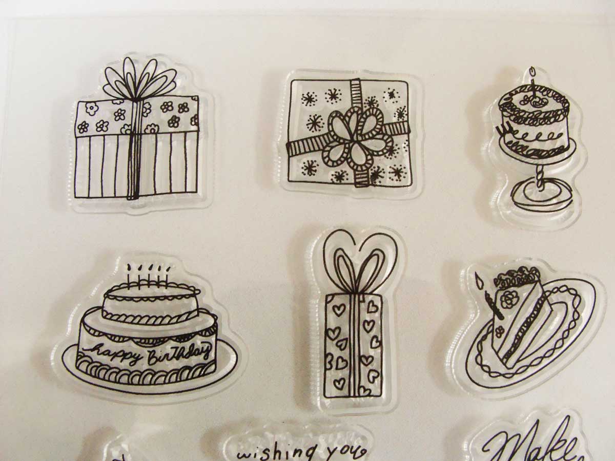 tampon silicone anniversaire mod5 clear stamp p3