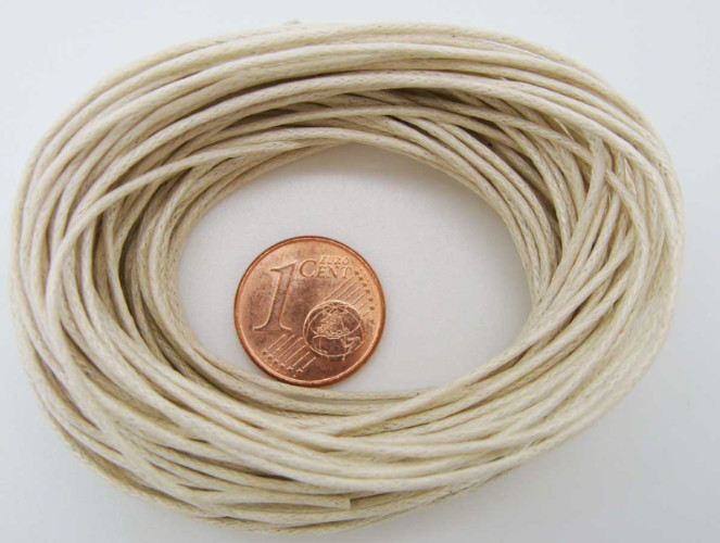 coton 1mm 9m ecru 650