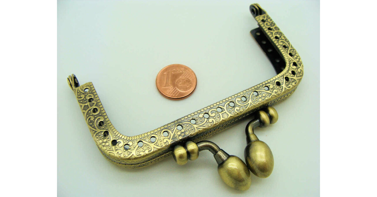 Fermoir En Métal En Forme De Cœur - Pour Sacs, Sacs à Main - Lot De 5, Couleur Argent Ou Bronze - Dimensions 3.2x2.8 Cm