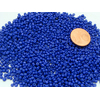 perle rocaille opaque 2mm bleu marine verre
