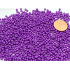 perle rocaille opaque 2mm violet verre