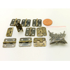mini charniere 18x16mm bronze avec vis