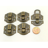 fermoir boite bronze petit rabat lot de 5