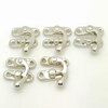 fermoir crochet argente boite lot de 5 cartonnage