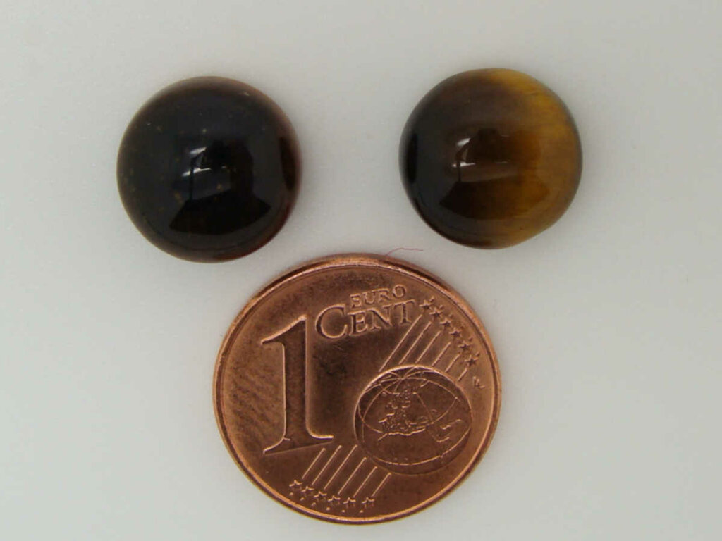 50 Cabochons Ronds En Hématite 10mm - Lot Neuf, EAN 8741140015180, Origine France