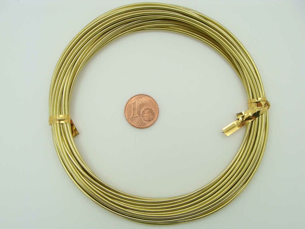 La Casa Del Artesano-Alambre De Aluminio Flexible De 1.5mm De Espesor