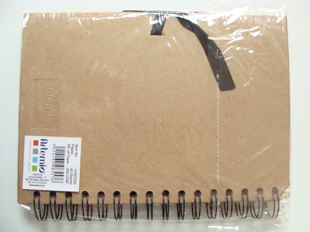 Album Photo Spirale JAECU 21x21cm - 40 Pages Kraft 250gsm Pour Scrapbooking DIY, Cadeau Souvenir