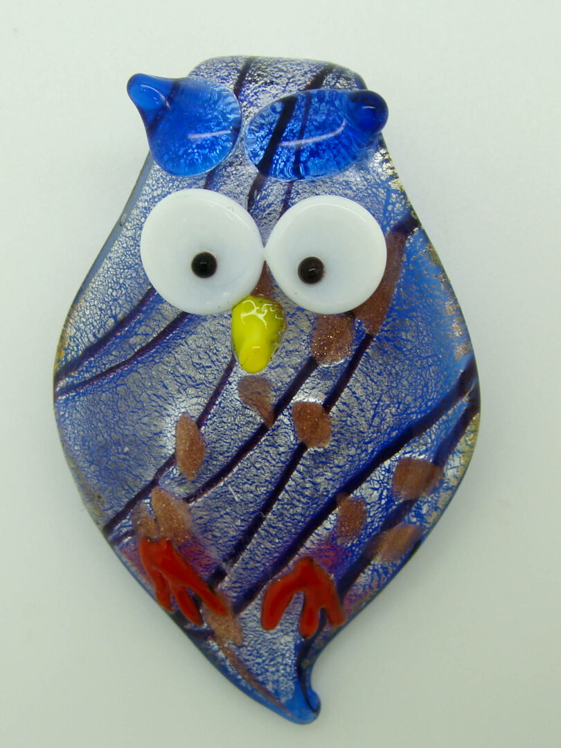 Porte-clés Pendentif Chouette Bleue Mignonne - Métal - H-Customs - Musique - Unisexe