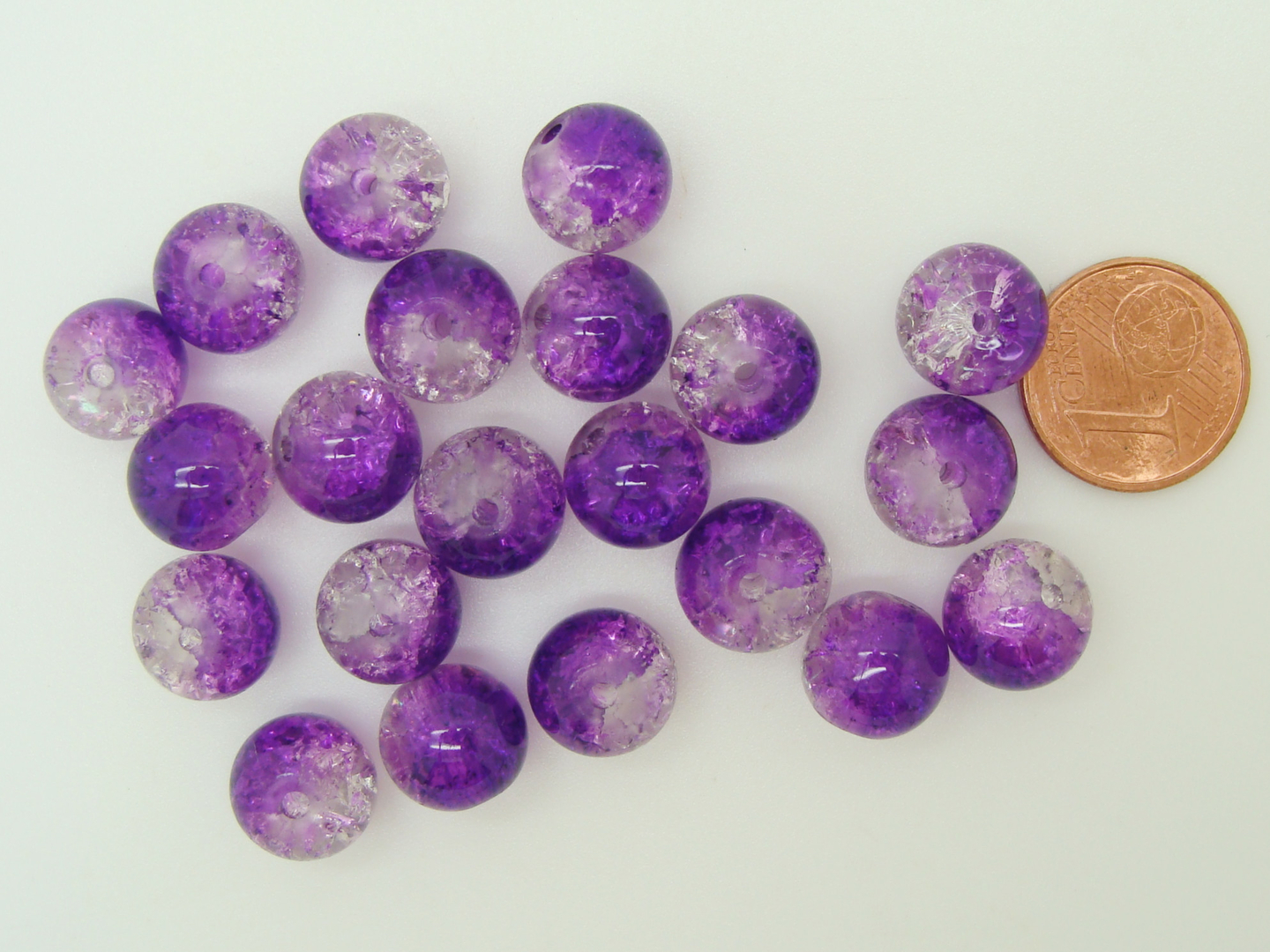 Créez Des Bijoux Avec Ces 20 Perles En Verre Craquelé Aigue-marine