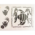 pochoir mer poisson tulip mod3