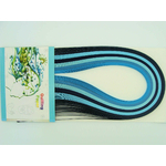 bande papier quilling bleu mix12
