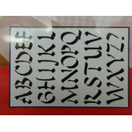 pochoir home deco lettre chinois artemio mod6