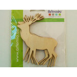 support bois a decorer cerf artemio