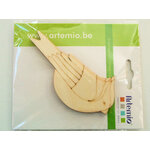 support bois a decorer oisau artemio
