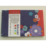 mini carnet fleur japon papier bloc mod1