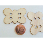 plaque perle bois papillon PB59
