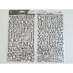 sticker alphabet noir artemio mod3