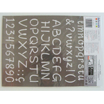 pochoir alphabet lettre artemio mod17