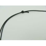 collier reglable nylon noir 15mm
