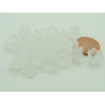 perle acrylique clochette blanc