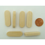 PB02-perle bois rectangle plat pb02