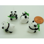 pendentif panda verre Pend-57