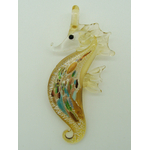 pendentif hippocampe marron animal marin Pend-63