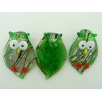pendentif hibou vert chouette Pend-67