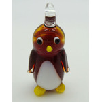 pendentif pingouin marron lampwork Pend-84