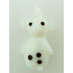pendentif souris blanc lampwork Pend-95