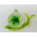 pendentif escargot vert Pend-113