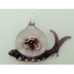 pendentif escargot violet Pend-114